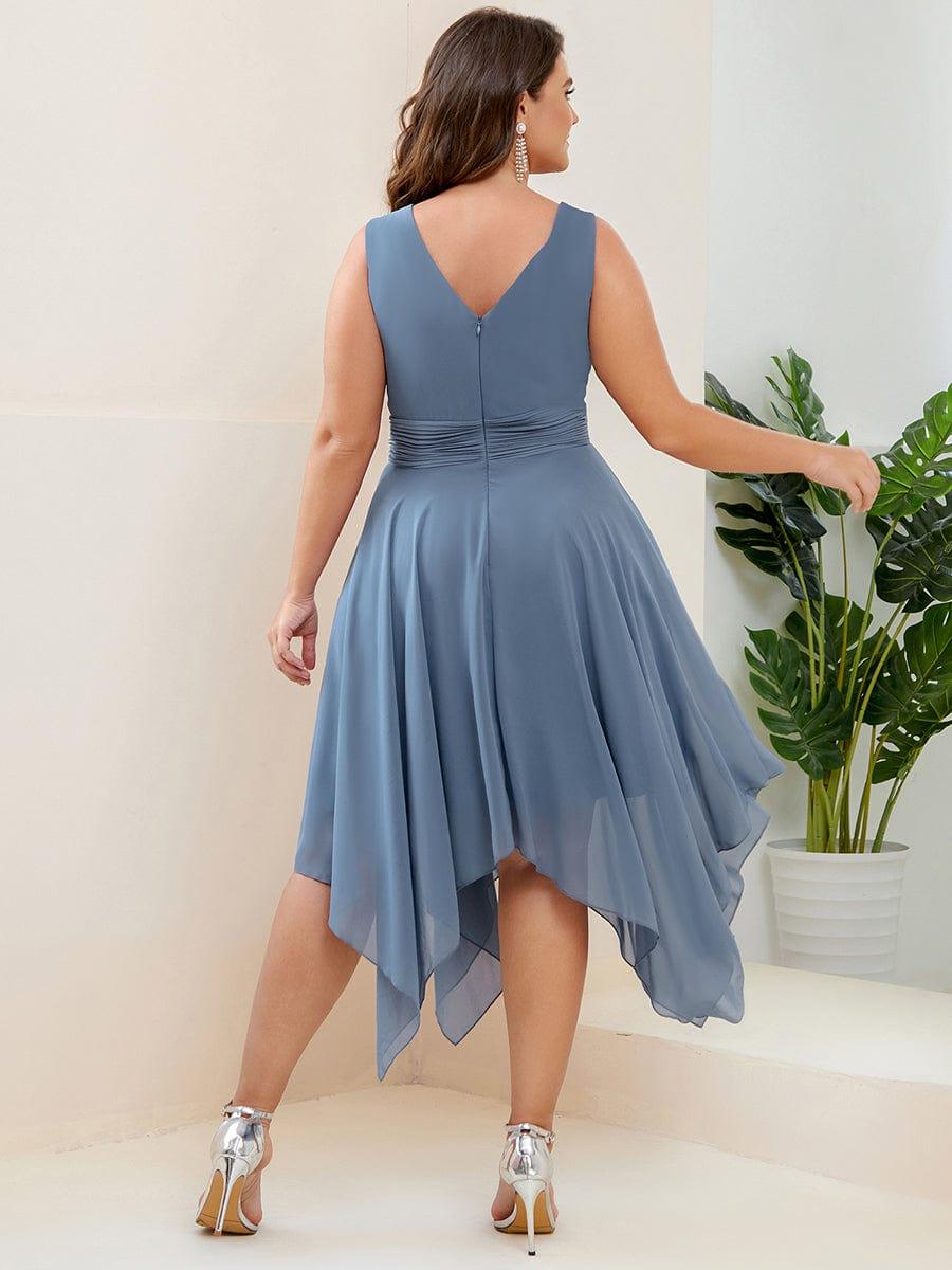 Knee Length Chiffon Bridesmaid Dress(Final Sale)